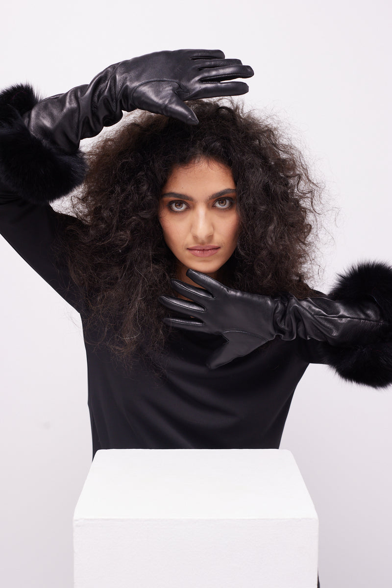 Roxie Glove (LONG) : BLACK
